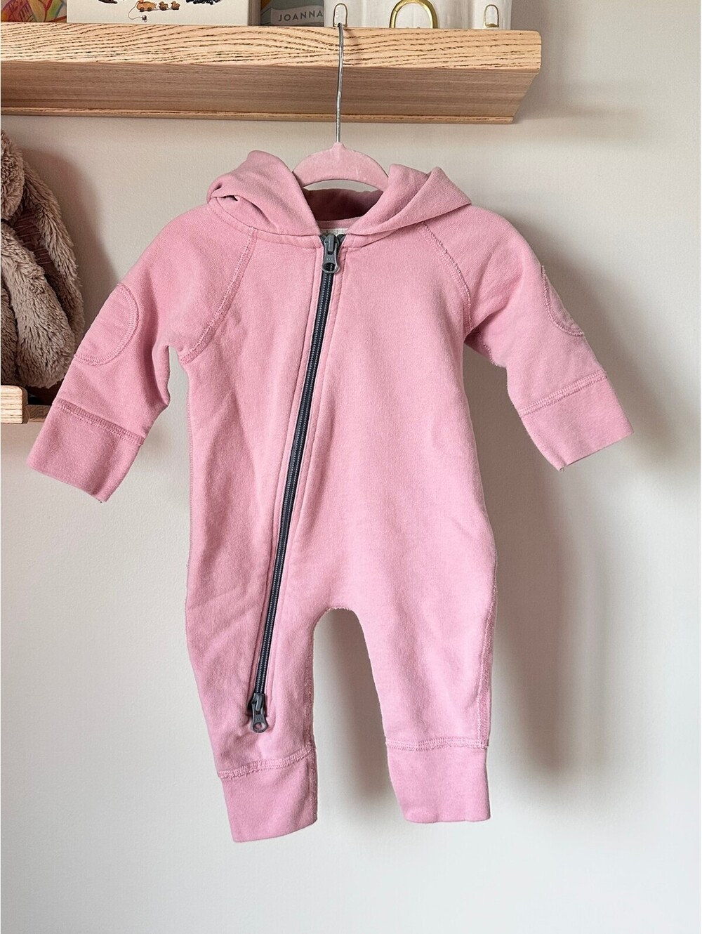 Sapling Child Vintage Pink Winter Zipsuit Sz 0-3m